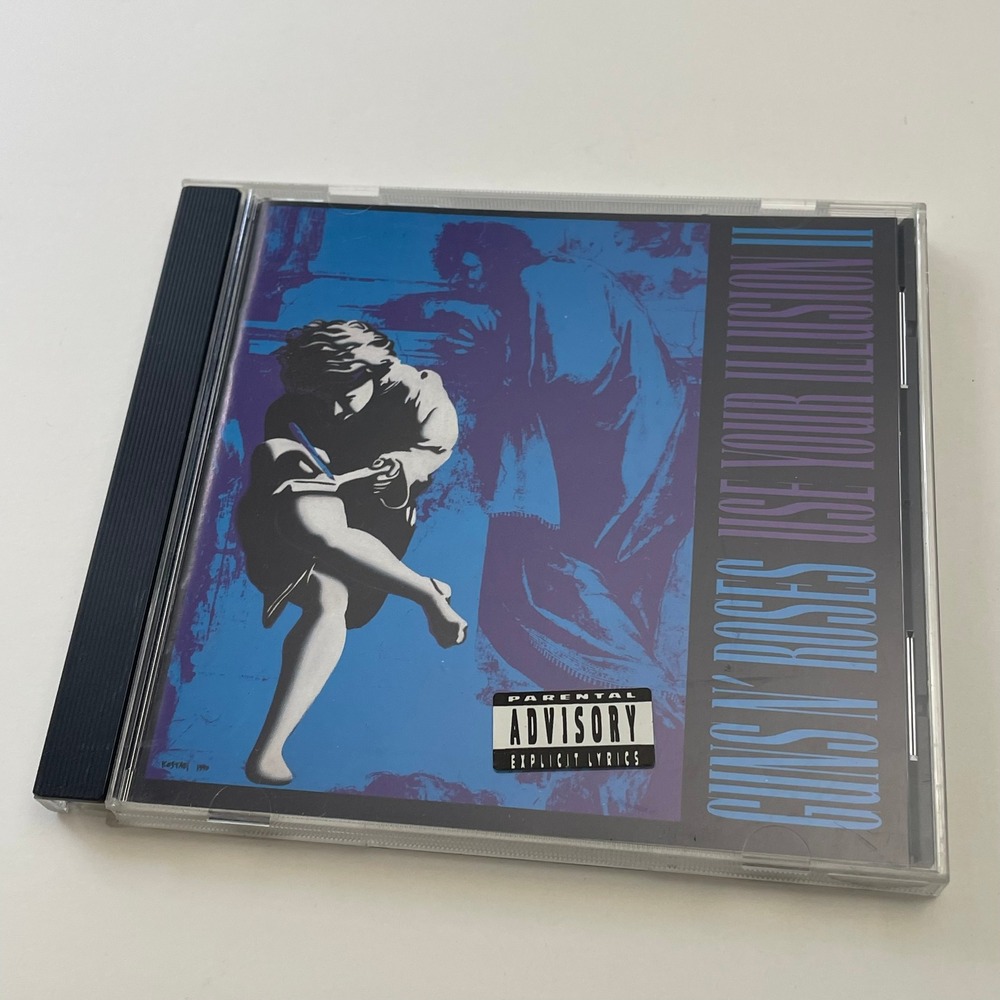 Guns N Roses Use Your Illusion II CD 1991 Geffen Records Hard Rock Blue Album